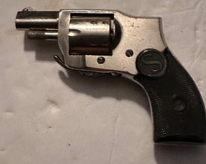 lot 2003 image: Sedgly Baby Hammerless 22 folding trigger 1 12  barrel,  6 shot revolver
