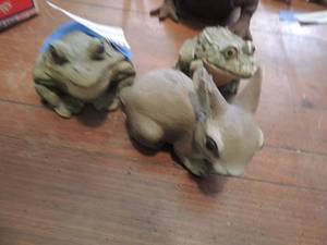 lot 1022 image: Frog and Rabbit dcor