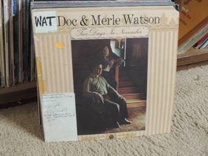 lot 1302 image: doc Watson albums