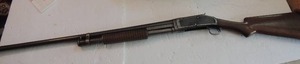 lot 1921 image: Winchester model 1897 12 gauge -full choke Pump action  E 503364