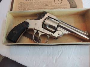 lot 2005 image: Harrington & Richardson Arms Co. Top break 38 revolver 5 shot #451