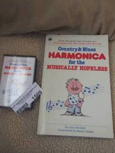 lot 1509 image: country & blues harmonica music & CASSETTE tape