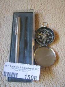 lot 1508 image: compass and new pen