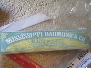 lot 1505 image: Mississippi harmonica co.