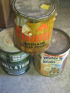 lot 1664 image: water seal stain, gloss finish, wall and trim paint used