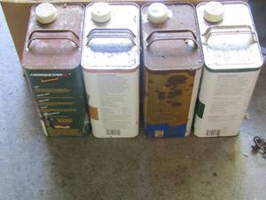 lot 1665 image: waterproofing sealer, water seal, paint thinner new and used