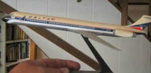 lot 1875 image: delta model airplane