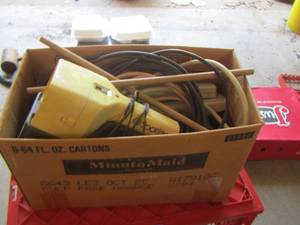 lot 1948 image: flash light, extension cords and more
