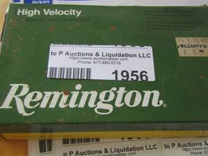 lot 1956 image: Remington high velocity center fire cartridges  270W  15 ROUNDS