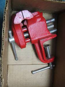 lot 1638 image: red small table clamp