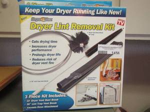 lot 1456 image: dryer lint removal kit in box