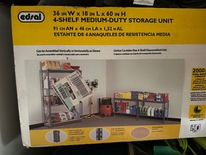 lot 1167 image: 361860 heavy duty shelf NEW$$$$$$