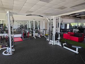 lot 5 image: Matrix 5 Stack Commercial Multi-Station.  Includes Lat Pulldown (MS51), Triceps Press (MS52), Low Row (MS53) & 2 Adjustable Pulleys (MS24).