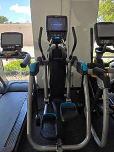 lot 10 image: Precor AMT 885 Open Stride Elliptical w Touchscreen