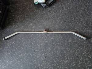 lot 27 image: CAP Barbell 48 Pulldown Lat Bar w Revolving Hanger