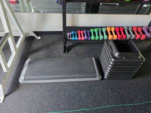 lot 87 image: The Step Health Club Size Platform w Risers