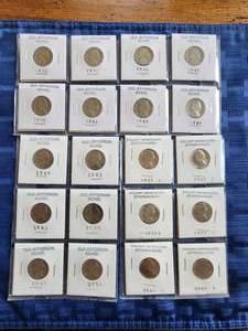 lot 106 image: Selection of brilliant uncirculated Jefferson Nickels