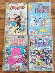 lot 34 image: Star Comics - Popples #1, Care Bears #4, 7, and Archie #622