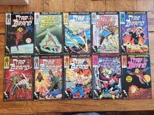 lot 55 image: Marvel Comics - New Universe Star Brand #1, 2, 3, 4, 5, 6, 7, 8, 9, 10