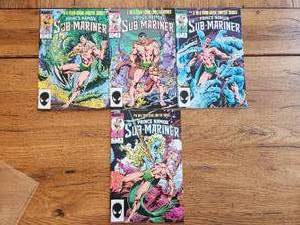 lot 64 image: Marvel Comics - Prince Namor The Sub-Mariner #1, 2, 3, 4 of 4-part limited series