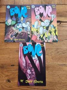 lot 76 image: Cartoon Books - Bone #18, 19, 20