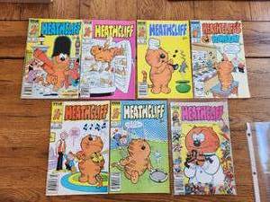lot 82 image: Star Comics - Heathcliff #3, 5, 8, 9, 10, 12, & Heathcliffs Funhouse #9