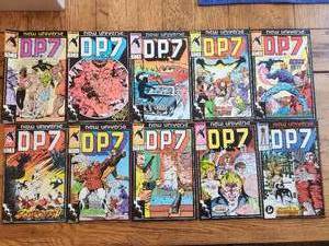 lot 87 image: Marvel Comis - New Universe D.P.7 #1, 2, 3, 4, 5, 6, 7, 8, 9, 10