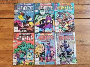 lot 95 image: Marvel Comics - Solo Avengers starring Hawkeye #9, 10, 11, 12, 13, 14