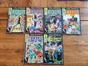 lot 109 image: Marvel Comics - New Universe Kickers Inc. #1, 2, 3, 4, 5, 6