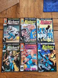 lot 111 image: Marvel Comics - New Universe Kickers Inc. #7, 8, 9, 10, 11, 12