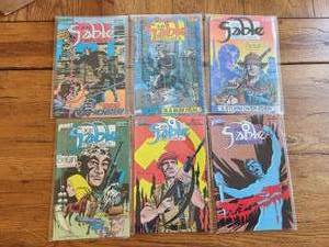 lot 123 image: First Comics - Jon Sable Freelance #1, 2, 3, 6, 31, 35