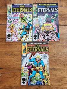 lot 125 image: Marvel 25th Anniversary Comics - The Eternals #9, 10, 11