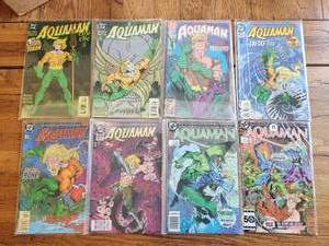 lot 127 image: DC Comics - Aquaman - Time and Tide #1, 4, Death of Poseidonis #2, Into the Abyss #1, Aquaman(1.50) #2, 5, and Aquaman(.75) #2, 3