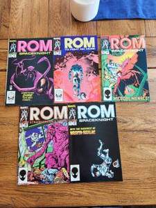 lot 137 image: Marvel Comics - ROM Spaceknight #47, 48, 59, 60, 61