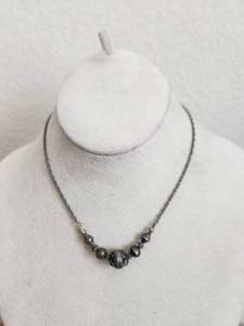 lot 9 image: Vintage sterling silver necklace - marked 925