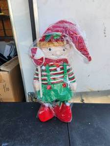lot 162 image: Plush Christmas Elf Christmas decor - 21H