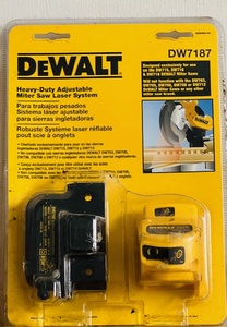 lot 9 image: DeWalt Heavy-Duty Adjustable Miter Saw Laser System