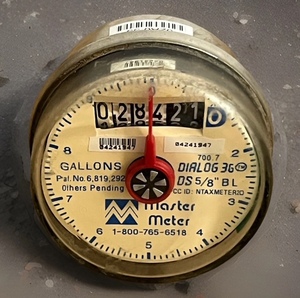 lot 46 image: Master Meter&nbsp Water Utility Analog Meter