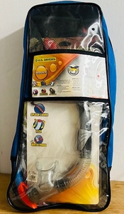 lot 58 image: U.S. Divers Cozumel Snorkeling Set. WAdult Snorkel Mask, Snorkel, LXL Fins, and Travel Bag