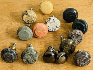 lot 77 image: Marble Drawer Pulls