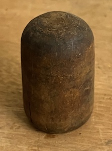 lot 110 image: Antique Mortar Head from an 1800s Mortar &amp Pestle Set