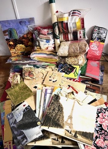lot 118 image: Huge Lot of New Gift Bags, Tissue Paper, Ribbons, Gift Wrap, and More