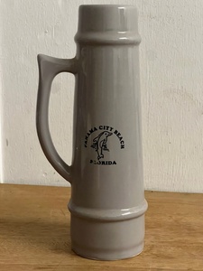 lot 139 image: Vintage Collectible Ceramic Beer Stein from Panama City Beach, Florida