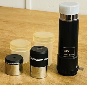 lot 177 image: Three Celestron Telescope Lenses