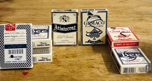 lot 180 image: Collectible&nbspDecks of Used and Punched Playing Cards from Choctaw&nbspCasino, Boomtown Casino, &amp the Stardust Casino, Las Vegas - Closed in 2006&nbsp