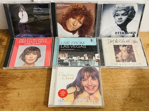 lot 298 image: Seven (7) CDs of Some of Yesteryears Best Female Singers - Including Barbara Streisand, Etta James, &amp Helen Reddy
