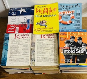 lot 240 image: Large Amount of Readers Digests from 1972 to 2019