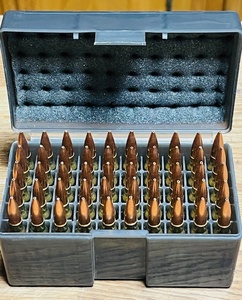 lot 208 image: 50 Count Frankford Arsenal Box of .308 Shells