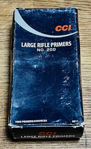 lot 225 image: 1000 CCI Large No. 200 Rifle Primers