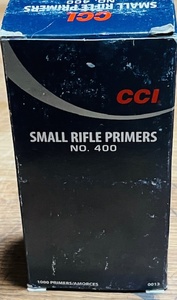 lot 230 image: 1000 Count Box of CCI No. 400Small Rifle Primers